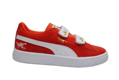Kids Puma Suede Heart Velvet PS - 36604703-Black Silver Dawn | eBay